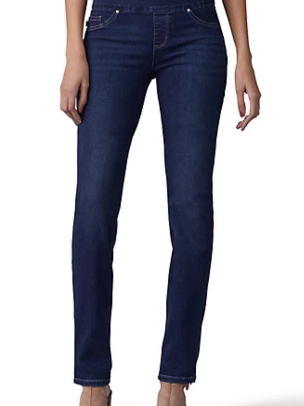 Lee Women's Slim Fit Slim Leg Mid Rise Sculpting JeansDark Blue Size 18 Medium